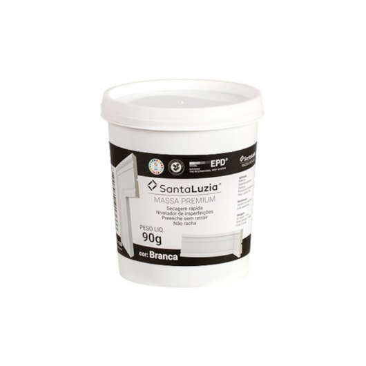 Massa Flex Premium Branca 90g Santa Luzia - Imagem principal - 415f8f4b-62a7-4c38-8b7f-2db738a2ce3c