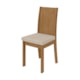 Mesa Com 4 Cadeiras Amêndoa Clean E Linho Rinzai Bege Móveis Lopas 120cm - 6370bcf0-fc22-4bcc-bcef-058b217f6c01