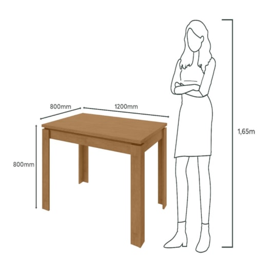 Mesa Com 4 Cadeiras Amêndoa Clean E Linho Rinzai Bege Móveis Lopas 120cm - Imagem principal - c508d6a3-a13c-4b85-b9b0-a32655735ce4