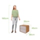 Mesa De Cabeceira Loop Amêndoa Móveis Lopas - 9fe55029-124a-4db0-ad90-73d69e61ec6d