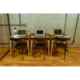 Mesa Diana 69,5X69,5 em Polipropileno Preto com Pernas de Madeira Tramontina - fe474d0a-8249-4b65-ad60-488b57a7e65c