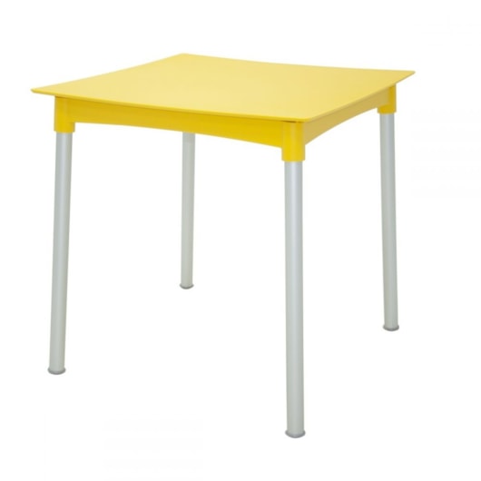 Mesa Diana 69,5x69,5cm Amarela Tramontina - Imagem principal - bbafbdba-8b61-460e-a266-90b02c66c3c3