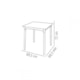 Mesa Diana 69,5x69,5cm Branco Tramontina - 2074ac79-912c-45c4-8864-ae38cafe0c92