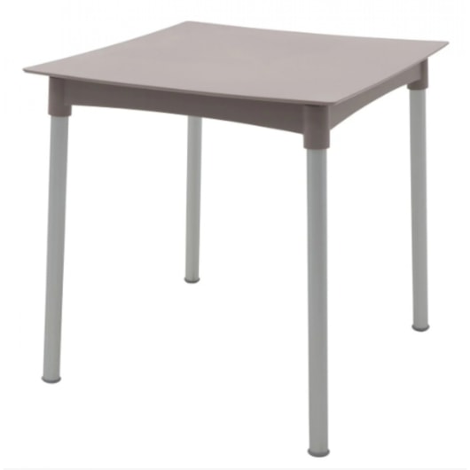 Mesa Diana Em polipropileno Com Pernas De Aluminio Tramontina - Imagem principal - 0525a8af-91ae-4d29-8116-40b80d6dc344