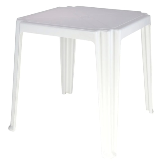 Mesa Quadrada Riviera Branco Tramontina - Imagem principal - 9517336f-0c40-442c-9aaa-fd4aac7657cf