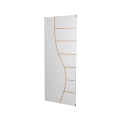 MGM Folha Porta Melamínica Madeira Decorada Cantareira 210x80x3,5cm Branco