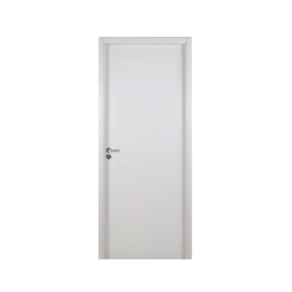 MGM KIT PORTA MELAMÍNICA MADEIRA LISA  ABERTURA DIREITA 215X64X12CM BRANCO      