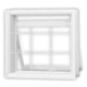 MGM MAXIMO AR MINAS SUL GRADE QUADRICULADA VIDRO MINI BOREAL 60X80X12CM AÇO BRANCO - df47cf91-4403-4033-b2d2-67944676d799