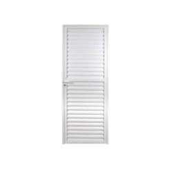 MGM PORTA  ALUMÍNIO LAMINADA LINHA SÓLIDA ESQUERDA 210x80CM BRANCO 