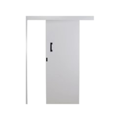 MGM PORTA DE CORRER SOBREPOR MELAMÍNICA ABERTURA ESQUERDA 215X70X6CM BRANCO