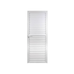 MGM PORTA DE GIRO LAMINADA LINHA SÓLIDA  ALUMÍNIO DIREITA 210X90CM BRANCO