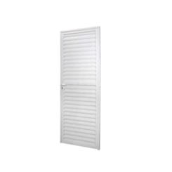 MGM PORTA DE GIRO LAMINADA LINHA SÓLIDA  ALUMÍNIO ESQUERDA 210X90CM BRANCO