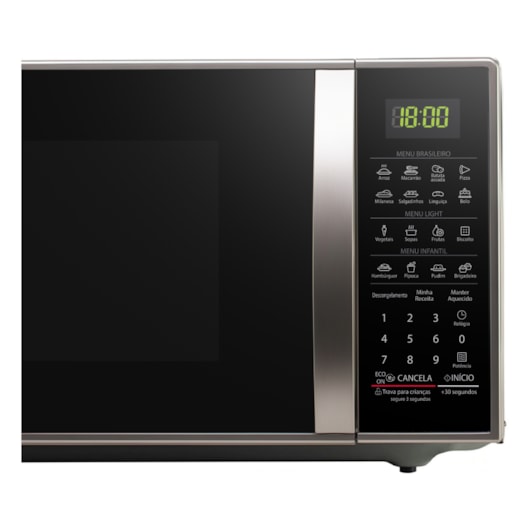 Micro-ondas Easyclean Prata LG 30L 127V - Imagem principal - ed293479-6c98-4d0f-8b60-5381a850ff31