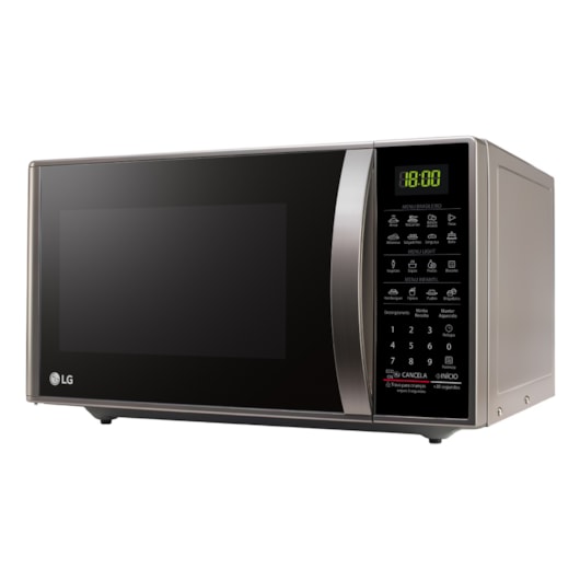 Micro-ondas Easyclean Prata LG 30L 127V - Imagem principal - 4011935d-56f6-46ff-a1d5-93cd1037676b