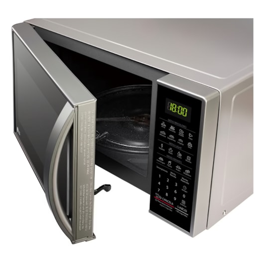 Micro-ondas Easyclean Prata LG 30L 127V - Imagem principal - 9d723997-622c-4c9c-ae54-c8aba72b85a4