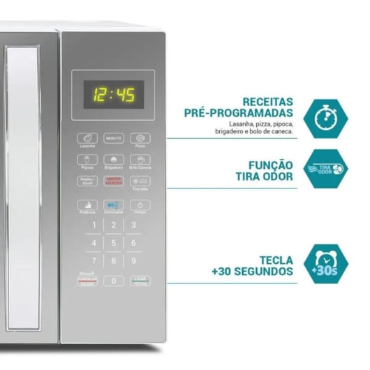 Micro-ondas Pmo38e 220v Philco 33l - Imagem principal - e3989e9f-aa46-4beb-9510-5fefd270a14f