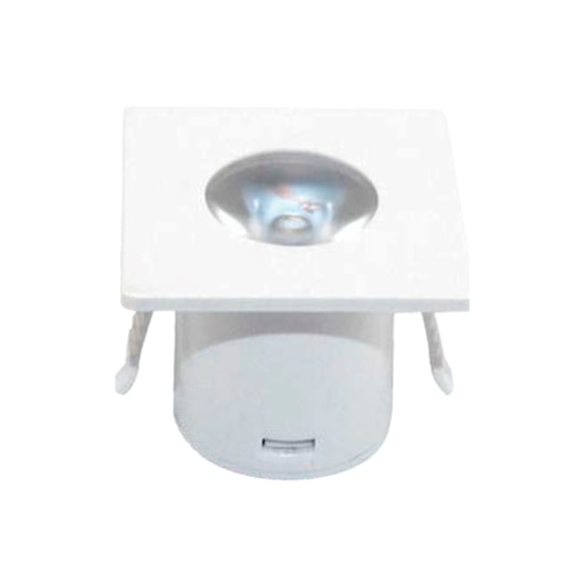 Mini Spot Led Elegance Quadrado Emissão De Luz Amarela 2700K 1,5W Bivolt Branco Fosco Avant - Imagem principal - 68f9b795-8395-4a1a-9821-2b29db1ca973