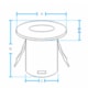 Mini Spot Led Elegance Redondo Com Emissão De Luz Amarela 2700K 1,5W Bivolt Branco Fosco Avant - 805de77d-b29d-4a6a-acc7-c7fe450f6654