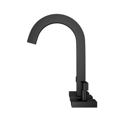 Misturador Bica Alta Para Lavatório De Mesa Dn15 Soul Black Matte Deca