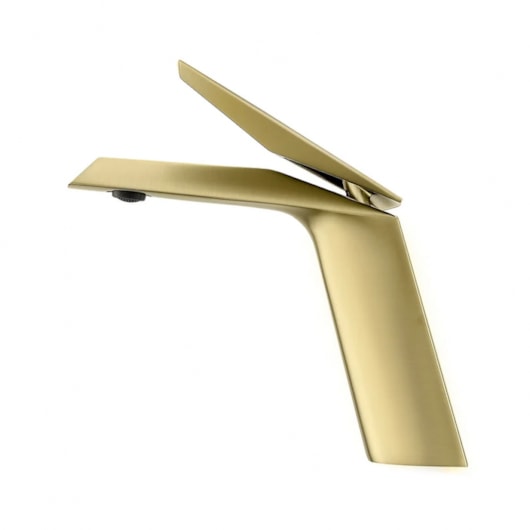 Misturador Bica Baixa Diamont Ouro Escovado Lexxa - Imagem principal - c7366cb6-7c11-4c27-bf97-acc148156882