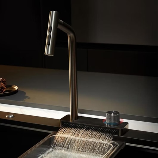 Misturador Com Base Cascata Bica Retratil Lexxa Bagno - Imagem principal - 1b535194-74c9-4269-90a4-4cede4d11475