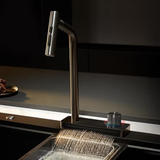 Misturador Com Base Cascata Bica Retrátil Natural Lexxa - Imagem principal - 73e20f76-a0fd-431d-9676-cfc6bb7a5804