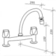 Misturador Cozinha Bancada Line Cromado Fabrimar - 3b98711d-1f83-441a-989a-429c44dffa6a