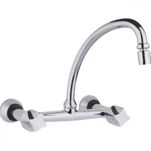 Misturador Cozinha De Parede Digital Line Cromado Fabrimar - Imagem principal - 428cbb90-6d34-4720-b361-a781221bb42f