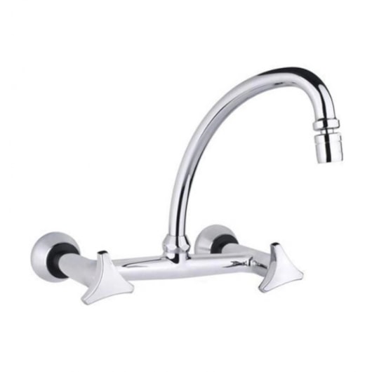 Misturador De Cozinha De Parede Aquarius Cromado Fabrimar - Imagem principal - 41ea6209-a90d-43f8-b667-84de9b09bbab