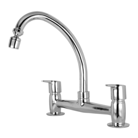 Misturador de Mesa p/Cozinha Bica Móvel Easy Cromado Romar - Imagem principal - a71ad316-4850-4b8a-8e8a-3be585a97f54