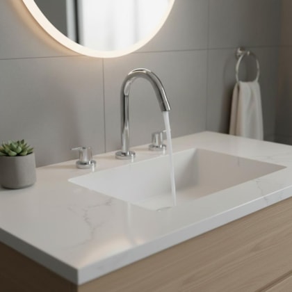 Misturador de Mesa p/Lavatório Bica Alta Easy Cromado Romar