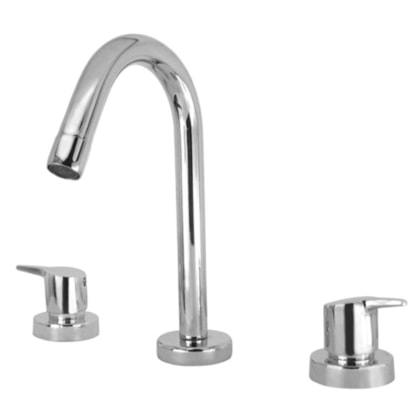 Misturador de Mesa p/Lavatório Bica Alta Easy Cromado Romar