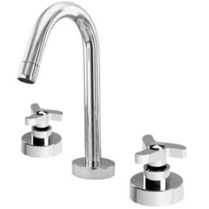 Misturador de Mesa p/Lavatório Bica Alta Wind DN15 Cromado Romar