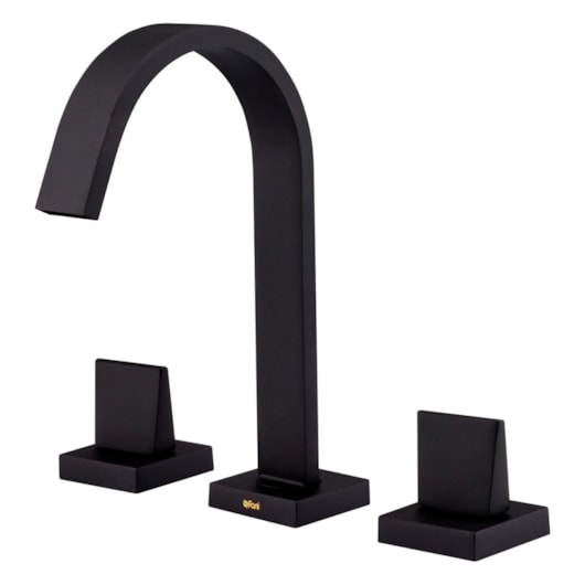 Misturador de Mesa para Banheiro e Lavabo Bica Prima Preto Fosco Fani - Imagem principal - 52b5df55-7e98-4830-a16b-ccb6b424db95