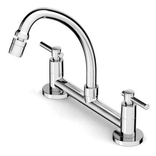 Misturador De Mesa Para Cozinha Bica Alta Life Plus Cromado Celite - Imagem principal - 51b59ce3-f12d-4d53-ba26-f3fda11f8d02