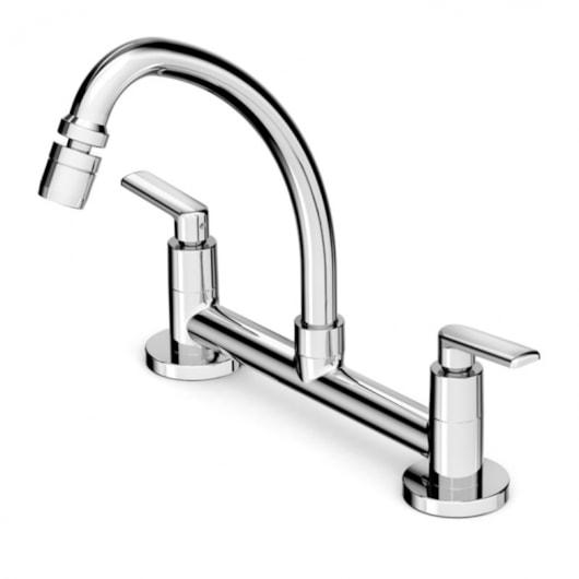 Misturador De Mesa Para Cozinha Bica Móvel C/ Arejador Articulado Smart-N Cromado Celite - Imagem principal - a53da2b9-30e3-40fa-b0e9-83b06dffeccd