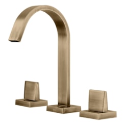 Misturador De Mesa Para Lavatório Bica Alta Prima Ouro Velho 1/2 Fani