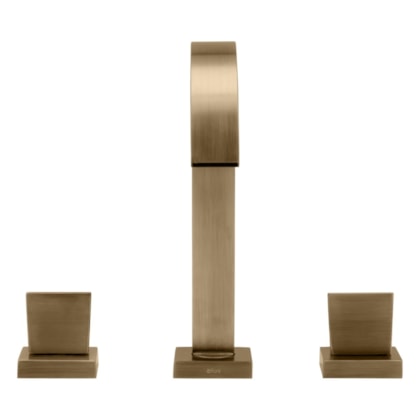 Misturador De Mesa Para Lavatório Bica Alta Prima Ouro Velho 1/2 Fani