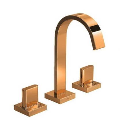 Misturador De Mesa Para Lavatório Polo Bica Alta Red Gold Deca