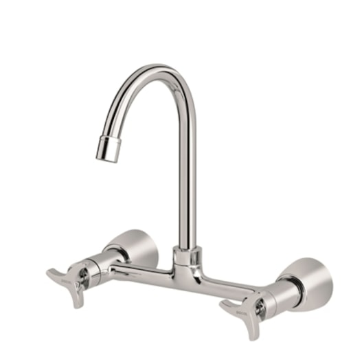 Misturador De Parede Para Cozinha 1/2 E 3/4 Trio 5lpm Cromado Docol - Imagem principal - a239e467-ab25-4880-9491-07d1975374a0