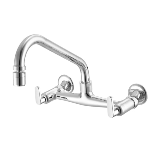 Misturador De Parede Para Cozinha 3003 C18 1/4V Bica Alta Uni Cromado Meber - Imagem principal - ab02e131-2a37-455e-a7ad-e1f06038a053