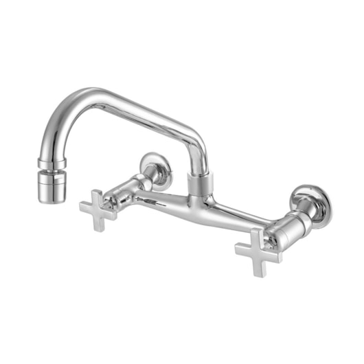 Misturador De Parede Para Cozinha Bica Alta 3003 Nya Cromado Meber - Imagem principal - f3d06e45-4d90-4192-b8d9-9aa924b4c1e1