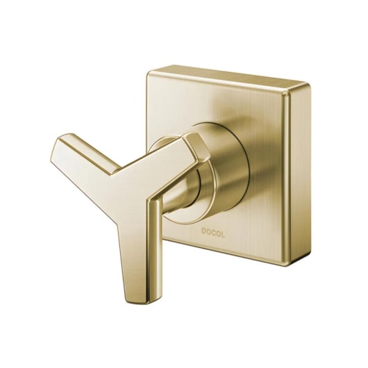 Misturador De Parede Para Lavatório City Ouro Polido Docol - Imagem principal - 9b274ea1-8061-4be2-b694-764c15b5597f