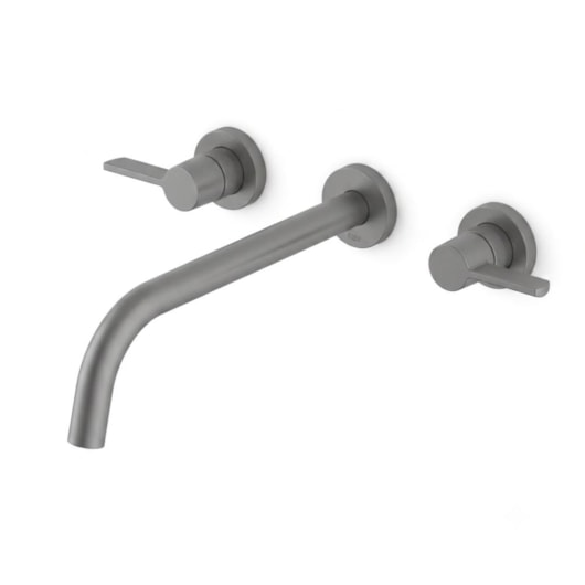 Misturador Lavatório Parede De Embutir com Válvula Logic Preto Matte Roca - Imagem principal - 68a2af79-b947-4b49-bce6-1827b8a00c97