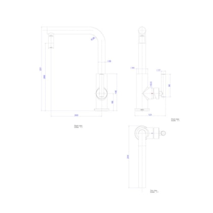 Misturador Monocomando De Mesa Bica Alta Para Cozinha Beta Cromado Deca