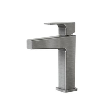 Misturador Monocomando de mesa Bica Baixa para Lavatório Barbara Dundes 6875 GE800 Grafite Escovado Fani