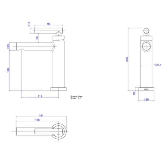 Misturador Monocomando De Mesa Bica Baixa Para Lavatório Beta Cromado Deca - Imagem principal - 8177203f-b896-47fe-ba10-41904fbb3f3e