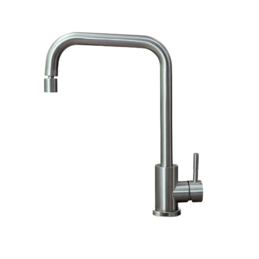 Misturador Monocomando De Mesa Para Cozinha Bica Alta 181 Inox Escovado Debacco  - Imagem principal - f365dfb6-adbf-4563-9e06-69cd71d0673b