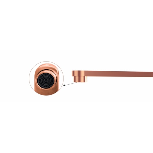 Misturador Monocomando De Mesa Para Cozinha Bica Alta 200 Rose Gold Debacco - Imagem principal - e0b78750-b9d7-45f1-a190-527c365ab339