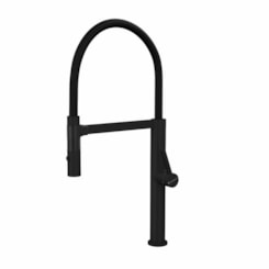 Misturador Monocomando De Mesa Para Cozinha Bica Alta Com Imã 173 Black Matte Debacco